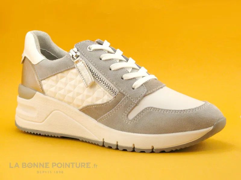 Achat chaussures Tamaris Femme Basket, vente Tamaris 1-1-23702-24 white comb - Basket compensee Femme