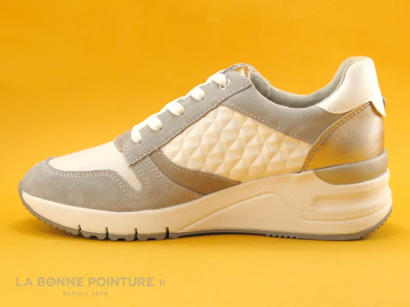 Achat chaussures Tamaris Femme Basket, vente Tamaris 1-1-23702-24 white comb - Basket compensee Femme