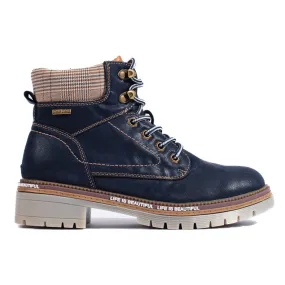 Bottines femme Shelovet bleu marine