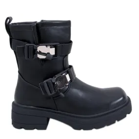 Bottines militaires Beaus noires le noir