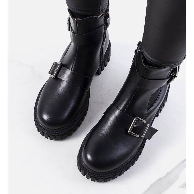 Bottines Samora noires le noir