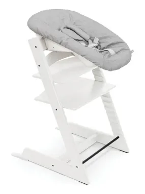 Chaise Tripp Trapp Blanche avec Newborn Set - Blanc