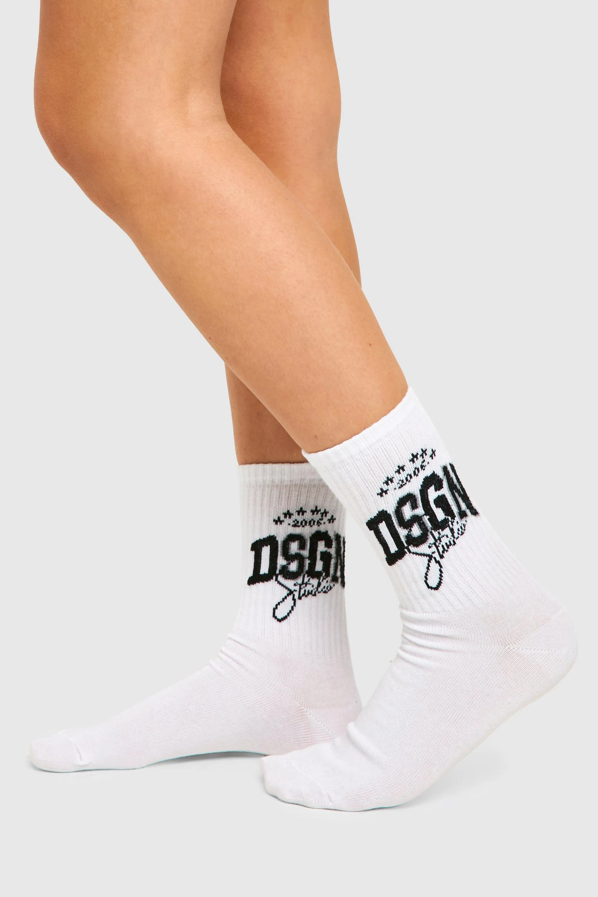 Chaussettes à slogan Dsgn Studio