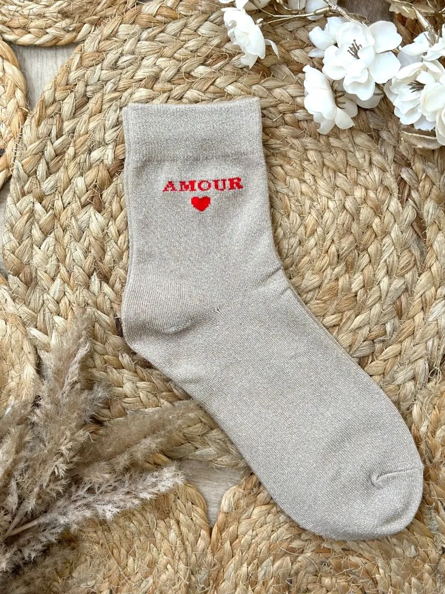 Chaussettes Amour Doré