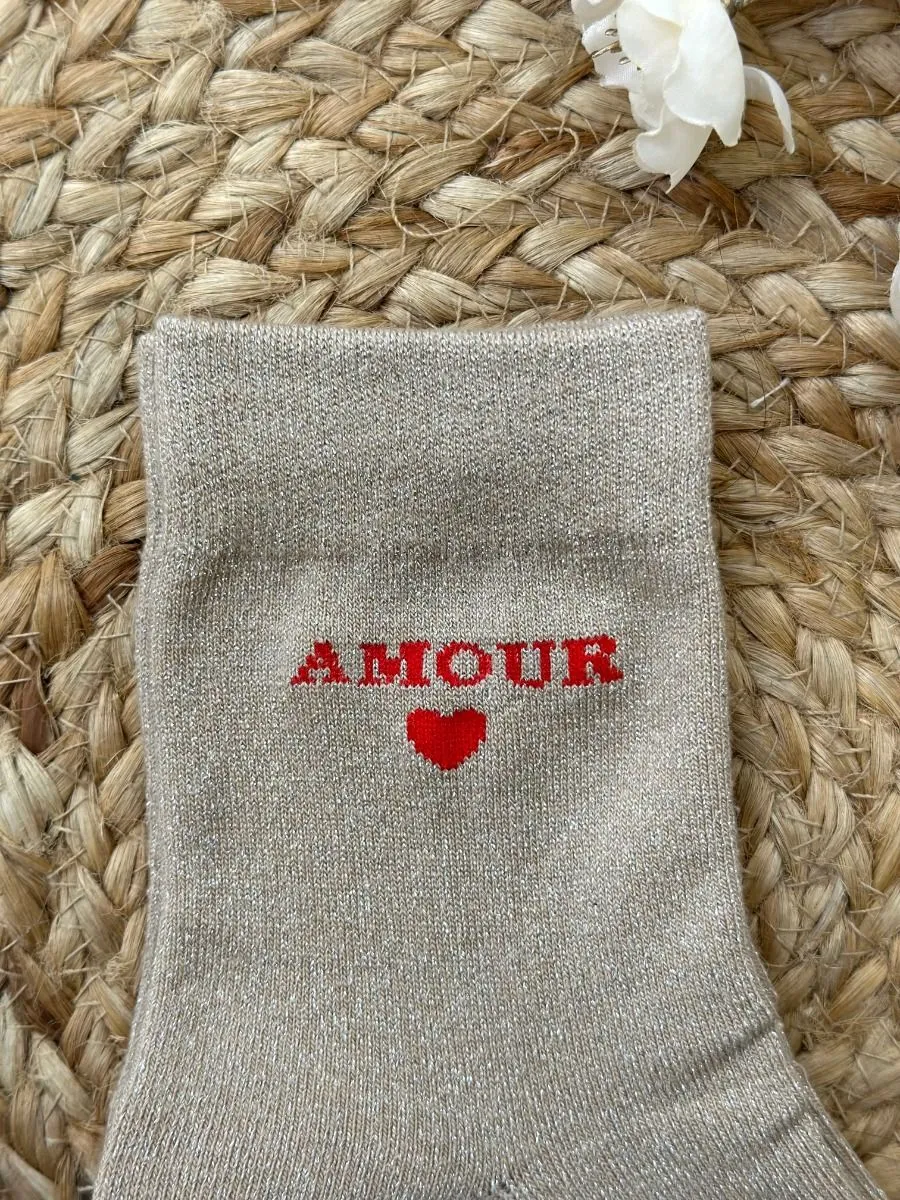 Chaussettes Amour Doré