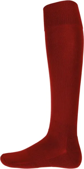 chaussettes sport unies - PA016 - rouge grenat 