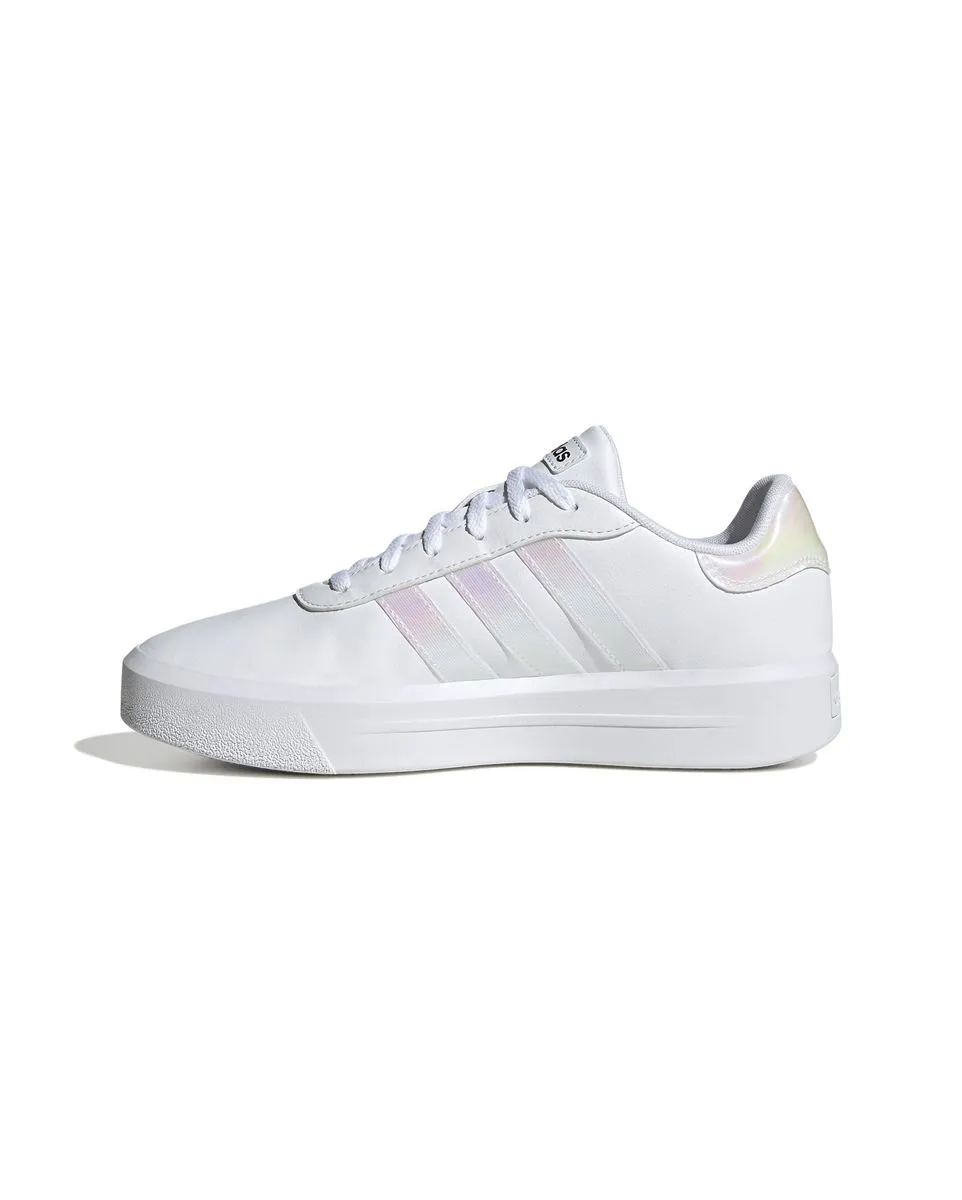 Chaussures basses Femme COURT PLATFORM Blanc