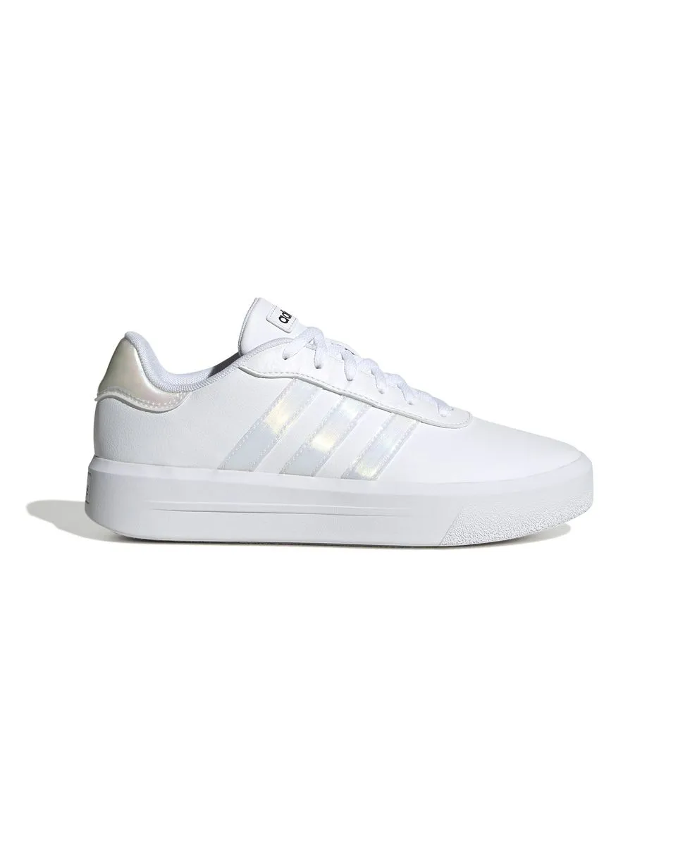 Chaussures basses Femme COURT PLATFORM Blanc