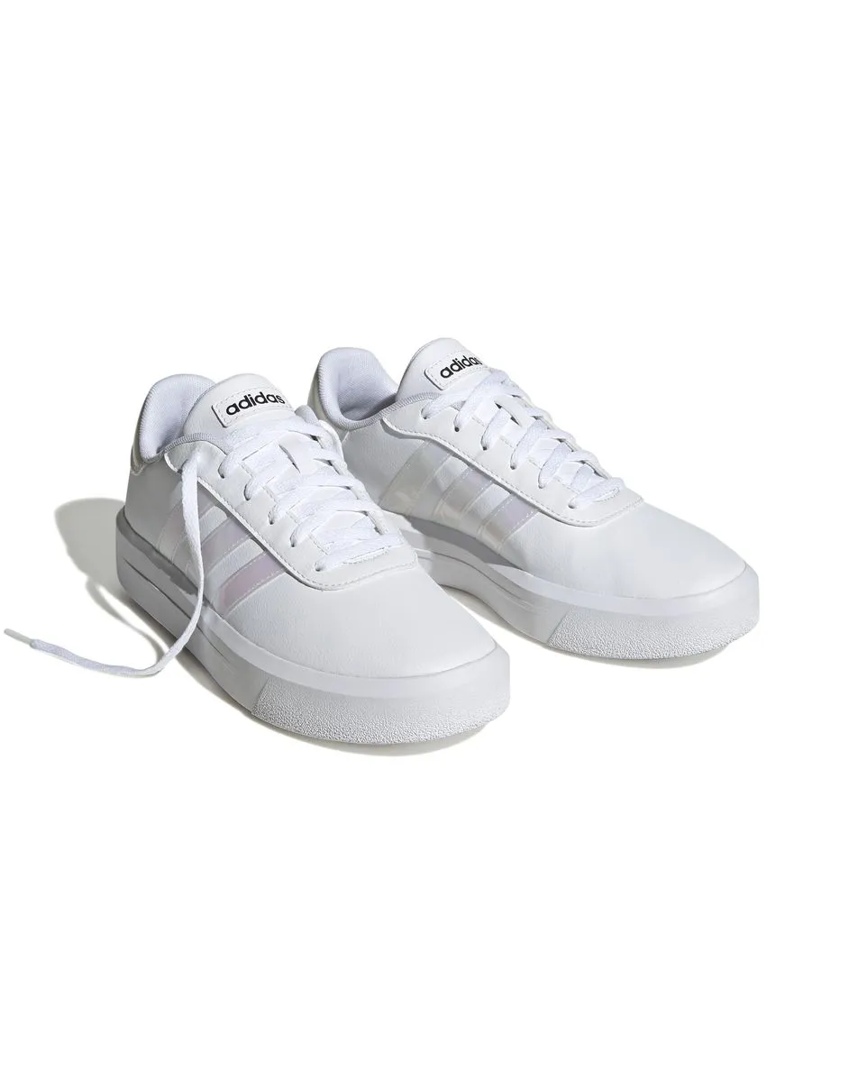 Chaussures basses Femme COURT PLATFORM Blanc