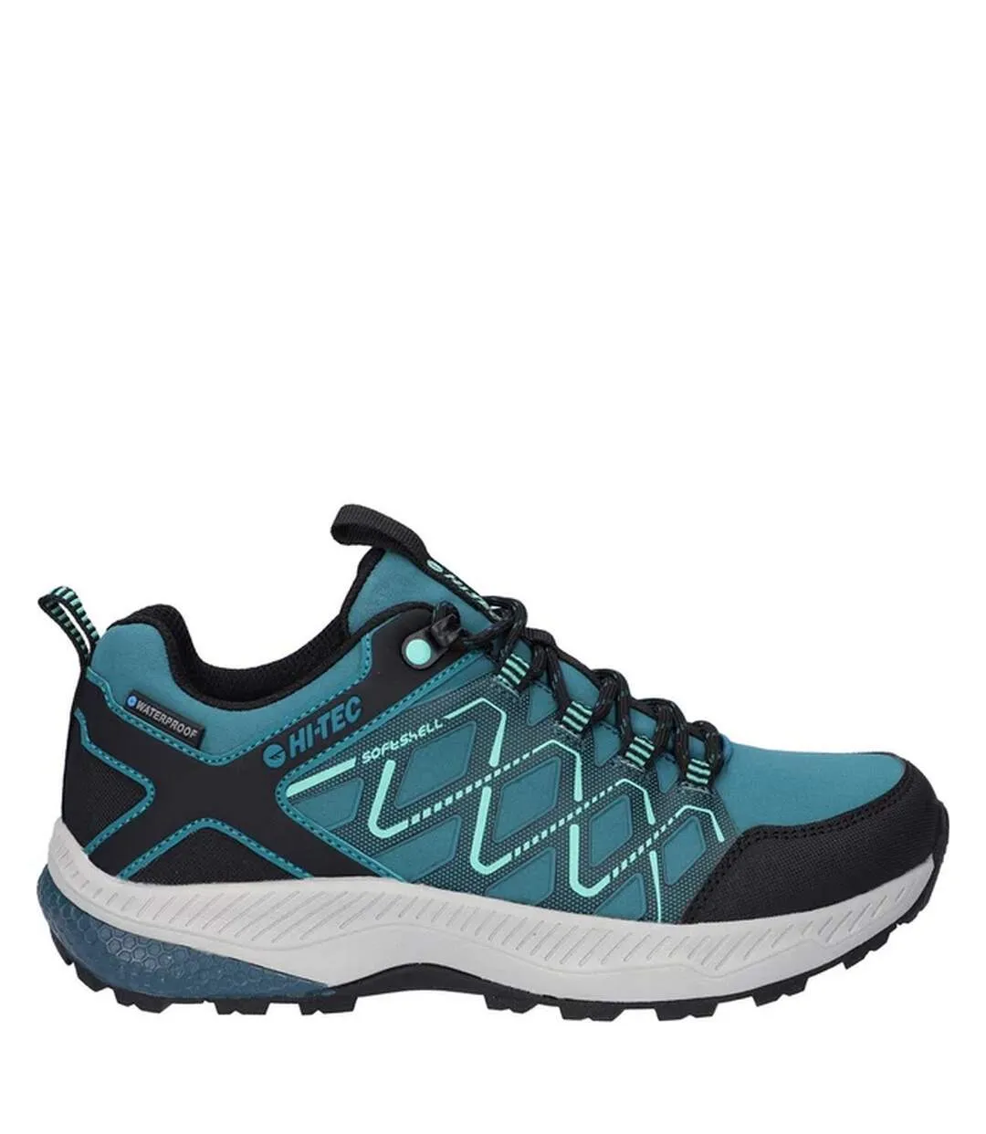 Chaussures de marche diamonde femme libellule / noir / turquoise Hi-Tec