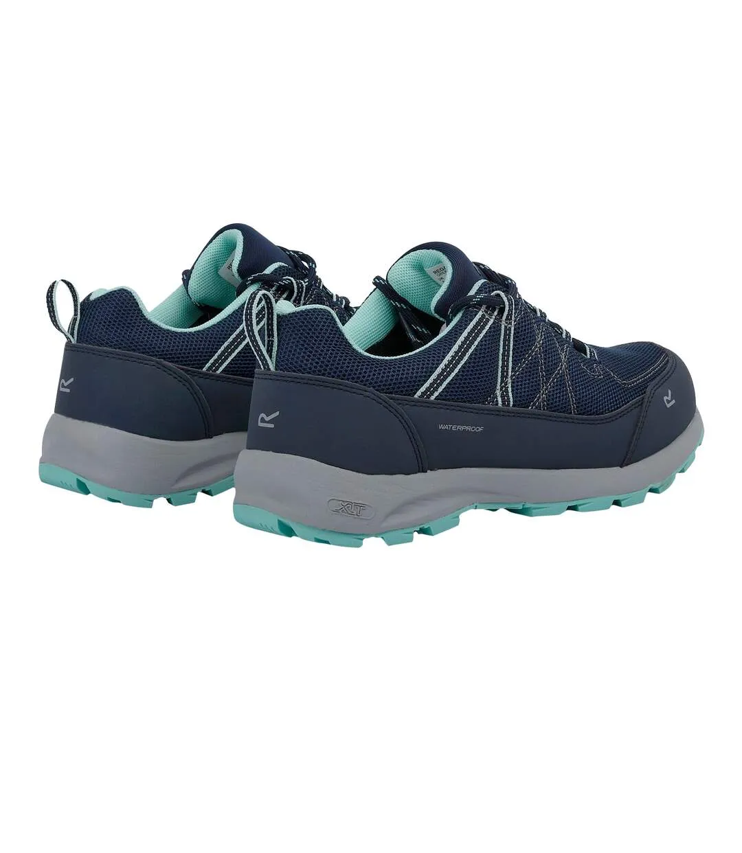 Chaussures de marche lady samaris lite low femme bleu marine / turquoise pâle Regatta