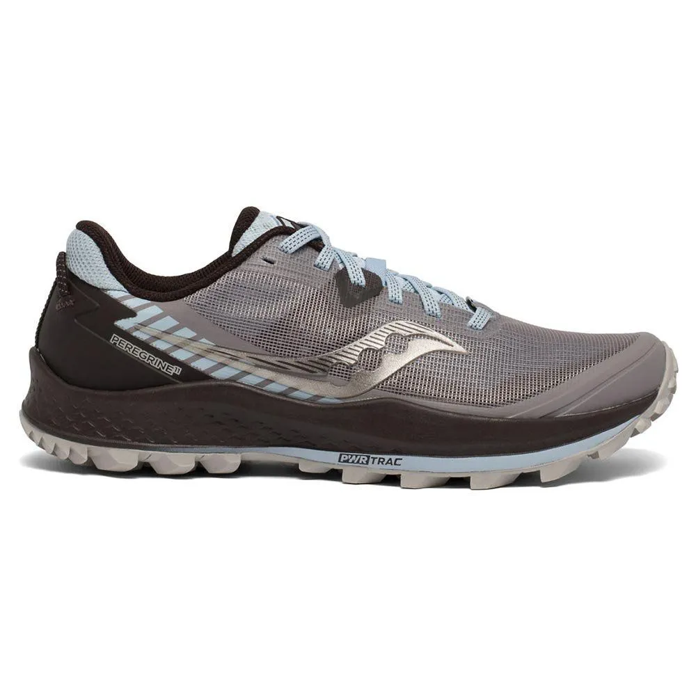 Chaussures Trail running Saucony Femme | Saucony Peregrine 11 Zinc/Sky/Loom pour femme | S10641-35