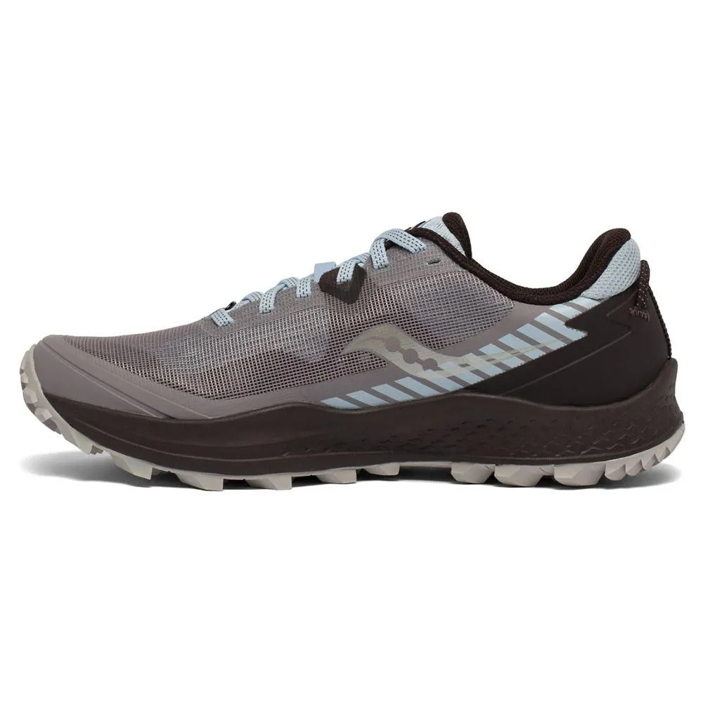 Chaussures Trail running Saucony Femme | Saucony Peregrine 11 Zinc/Sky/Loom pour femme | S10641-35