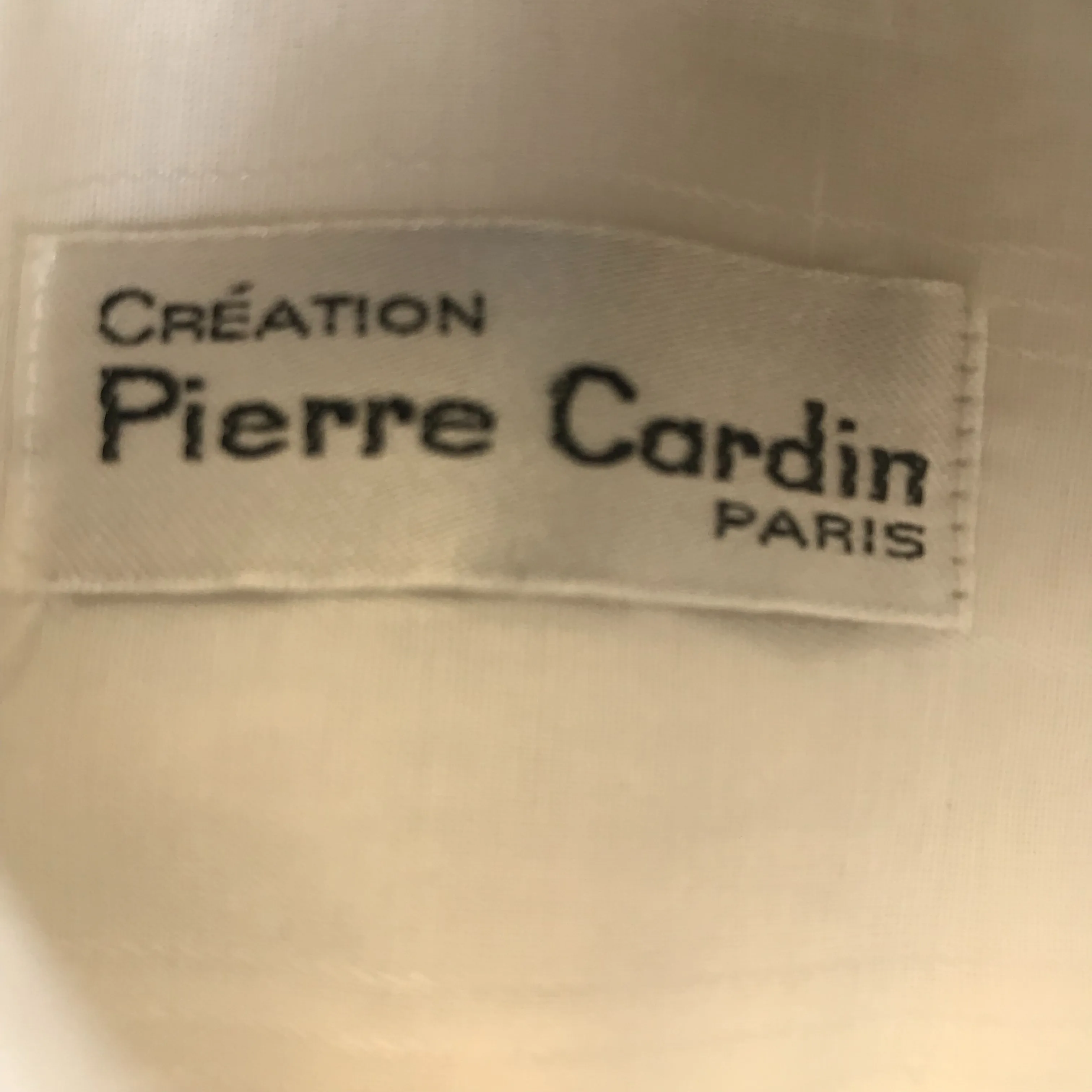 Chemise blanche avec rayures blanches - Pierre Cardin - 38