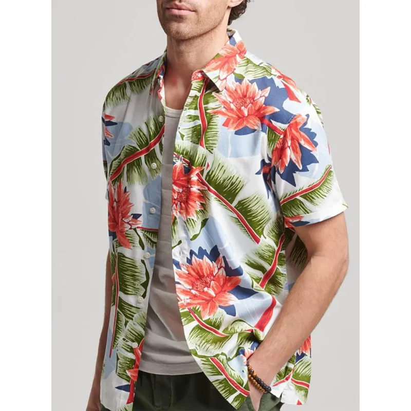 Chemise à motif g-ronge multicolore homme - Napapijri | wimod