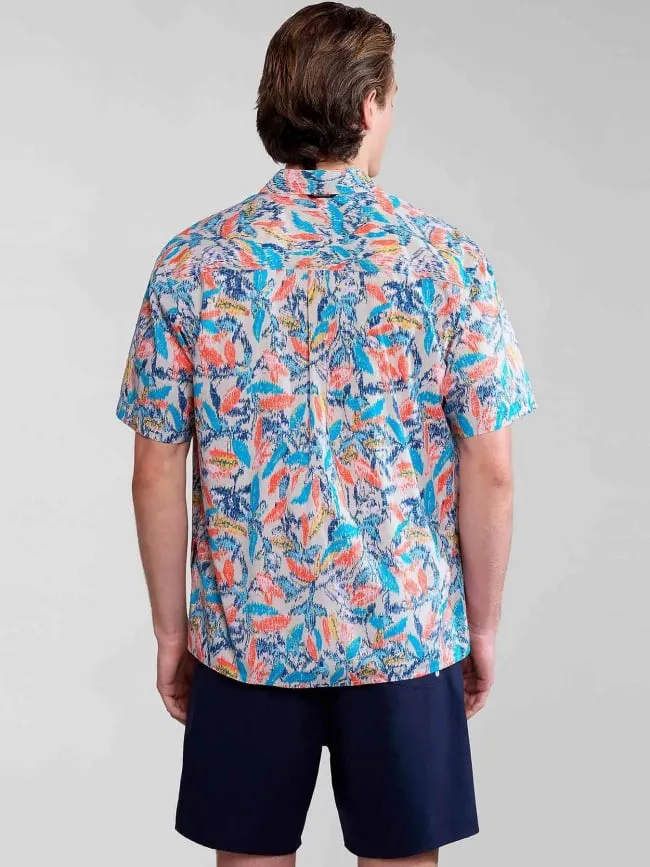 Chemise à motif g-ronge multicolore homme - Napapijri | wimod