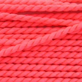 Cordon torsadé Vivo 2mm - rose fluo