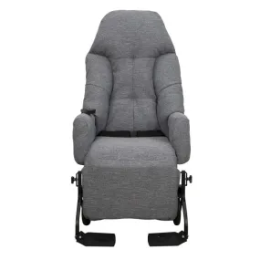 Fauteuil à pousser VHP Evasion électrique Tissu chiné gris