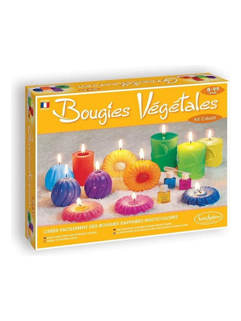 Kit créatif : Bougies Vegetales - N/A