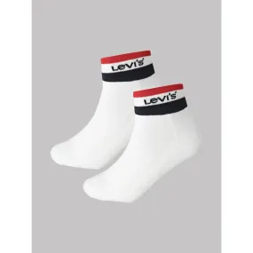 Pack 2 paires de chaussettes sport stripe blanc - Levi's | wimod