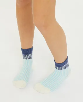 Paire de chaussettes motif pied-de-poule