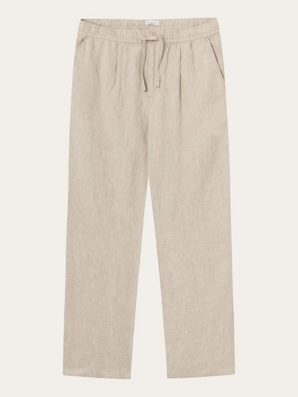 Pantalon en lin bio | beige "loose linen pant light feather gray" 1228 light feather gray homme