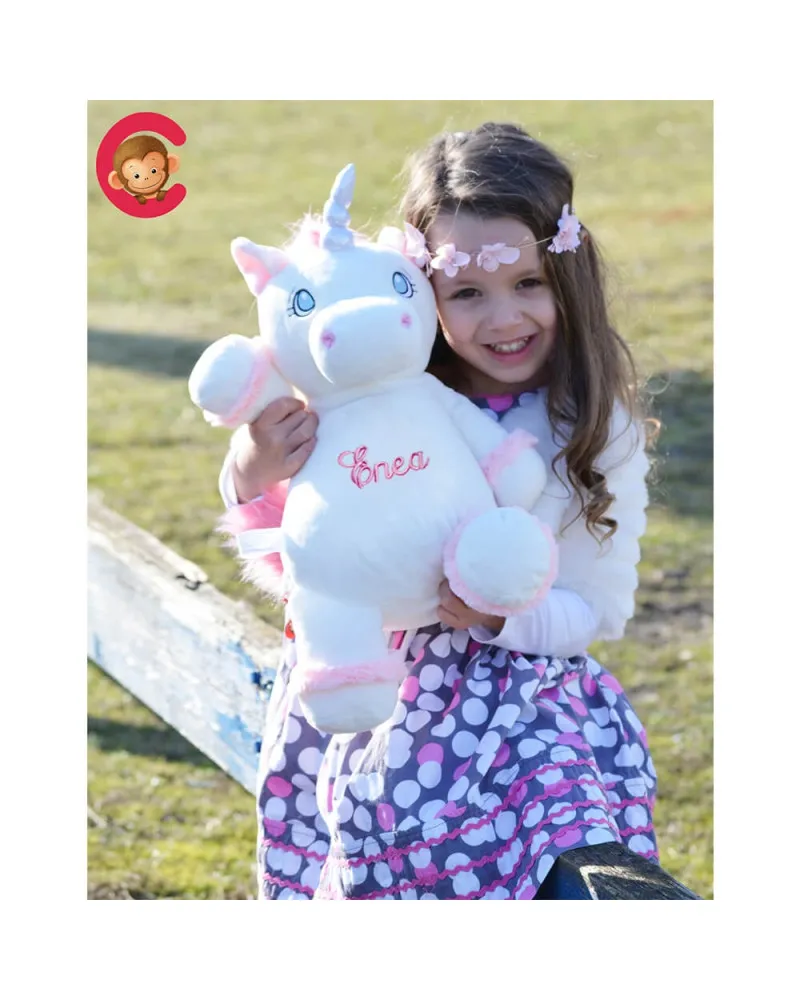 Peluche Licorne blanche