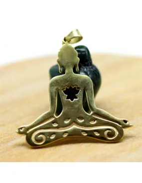 Pendentif Bouddha en laiton