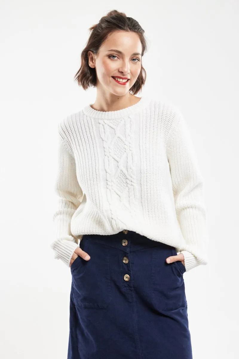 Pull torsadé Jill - laine