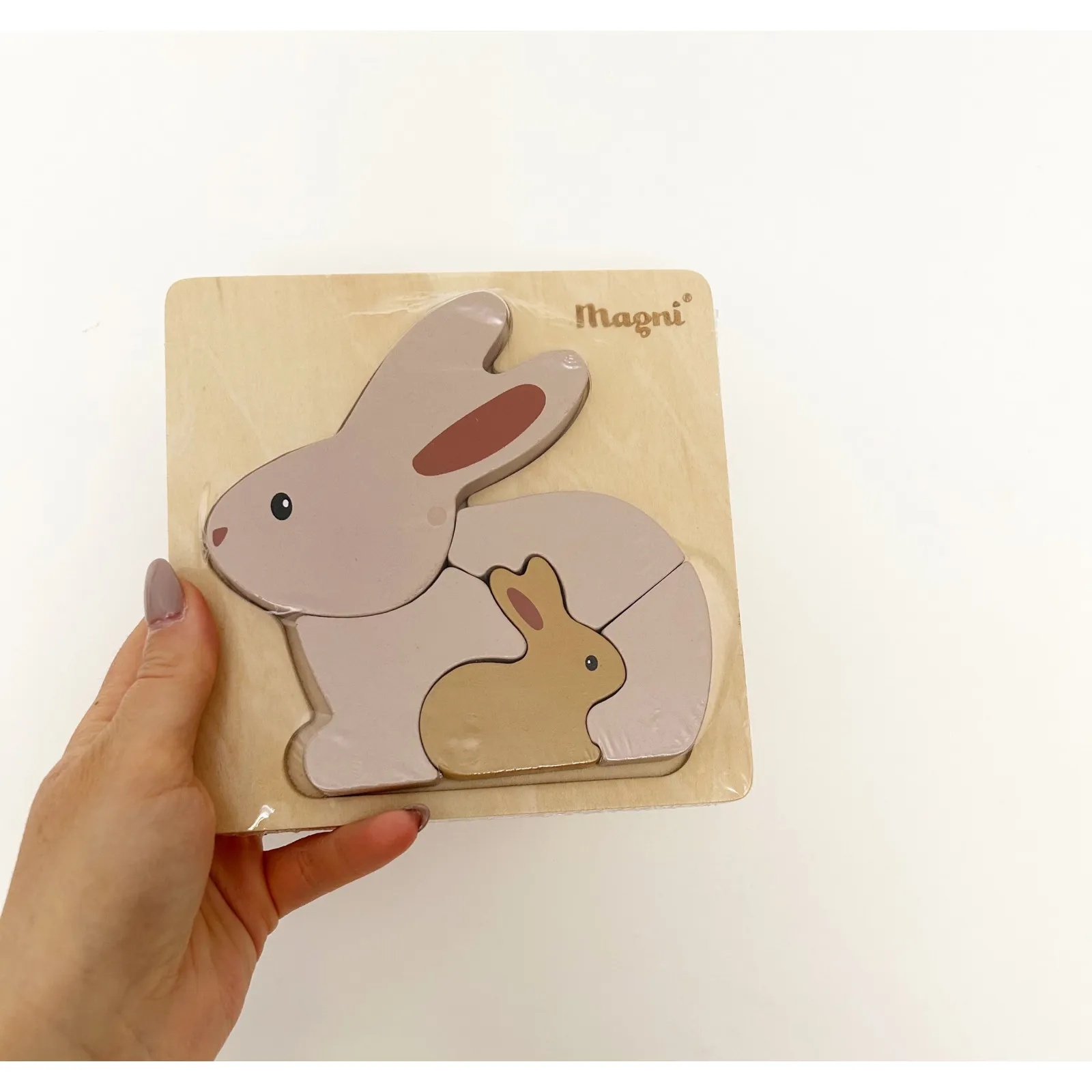 Puzzle lapins en bois