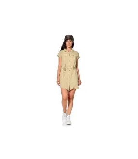 Robe en Lin manches courtes et broderies Beverly Vondutch