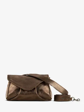 SAC BANDOULIÈRE CUIR CUIVRÉ FEMME Suzon M - Cuivré