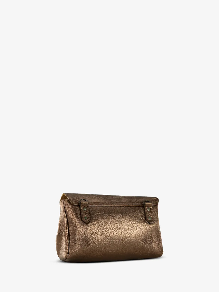 SAC BANDOULIÈRE CUIR CUIVRÉ FEMME Suzon M - Cuivré