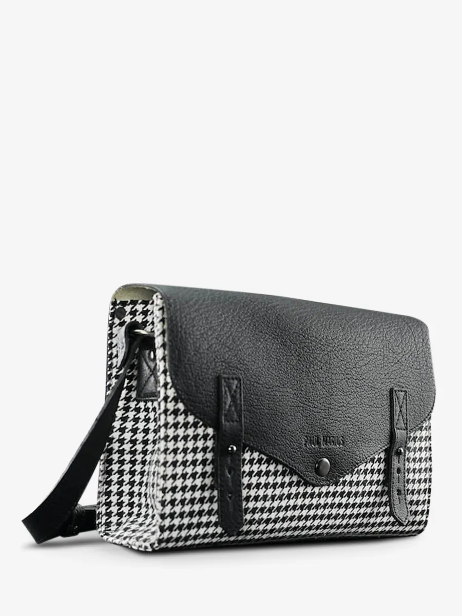 SAC BANDOULIÈRE CUIR FEMME NOIR L'Indispensable Grand Prix - Noir