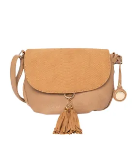 Sac bandoulière Beige Femme Manoukian Amy