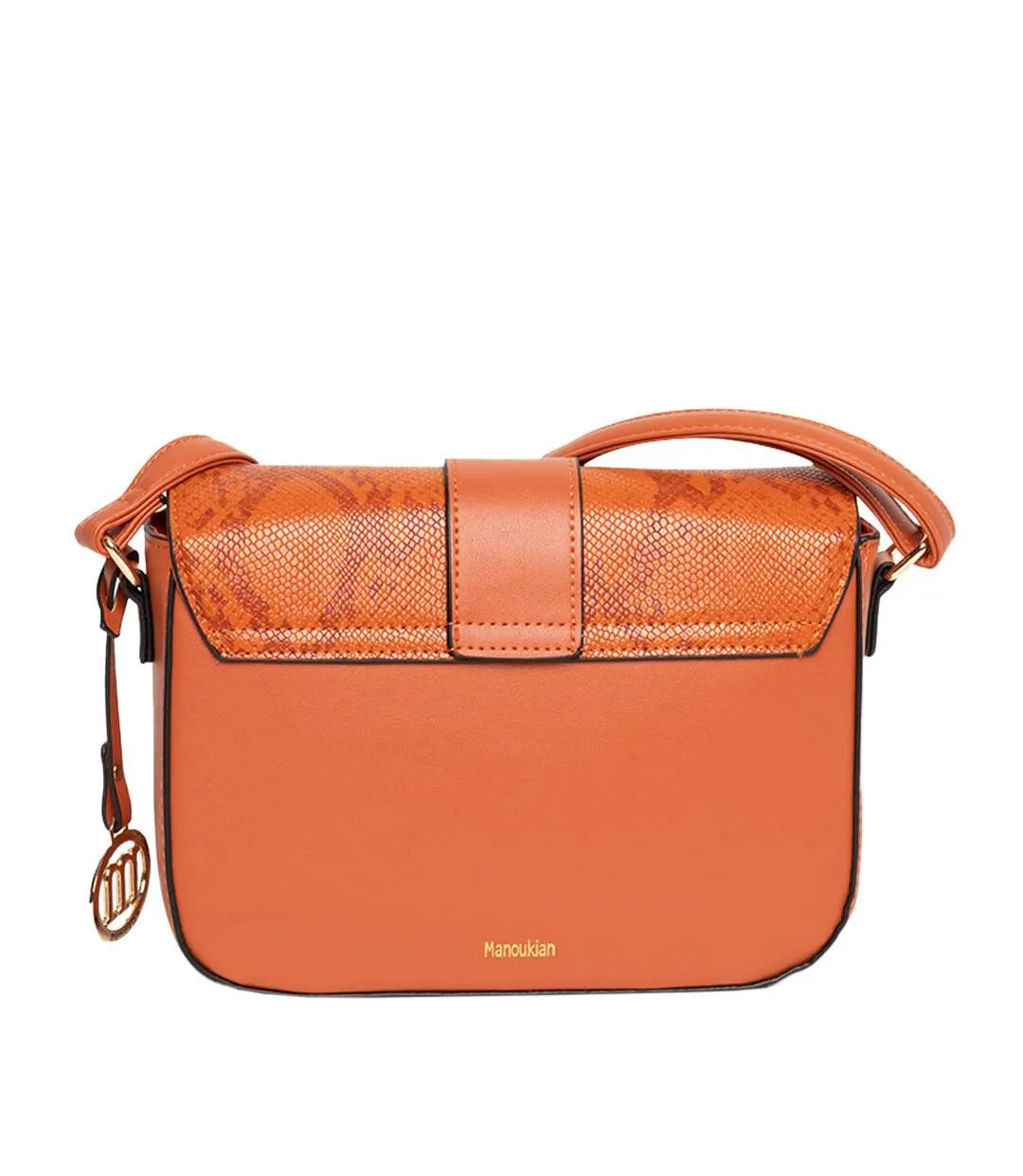 Sac bandoulière Orange Femme Manoukian Tilla