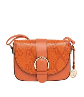 Sac bandoulière Orange Femme Manoukian Tilla