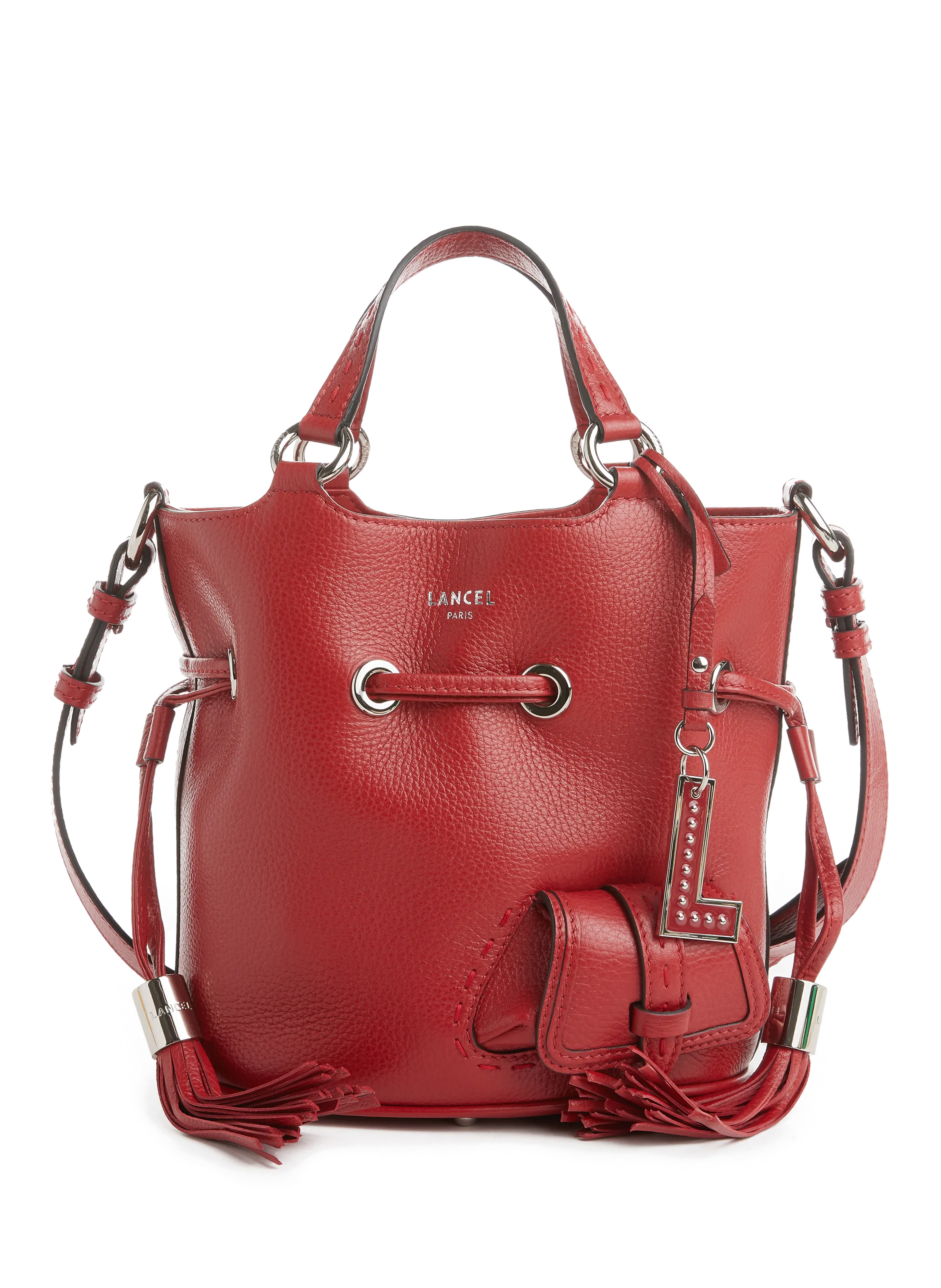 SAC SEAU PREMIER FLIRT EN CUIR - LANCEL pour FEMME | Printemps