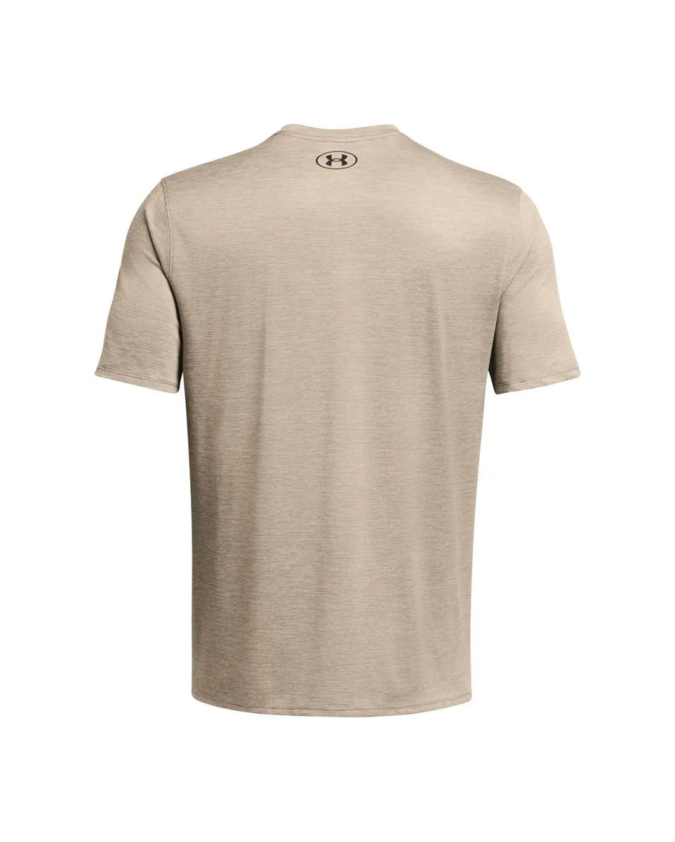 T-Shirt MC Homme UA TECH VENT SS Beige