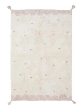 Tapis Rectangulaire Minna Pois Rose (100 X 150 Cm) - Rose