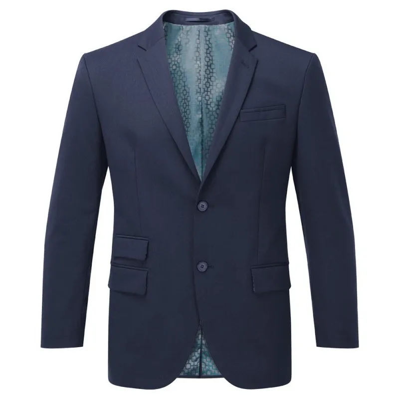 Veste de costume 2 boutons coupe classique extensible doublure jacquard 54-44 polyester-laine Cadenza homme Alexandra