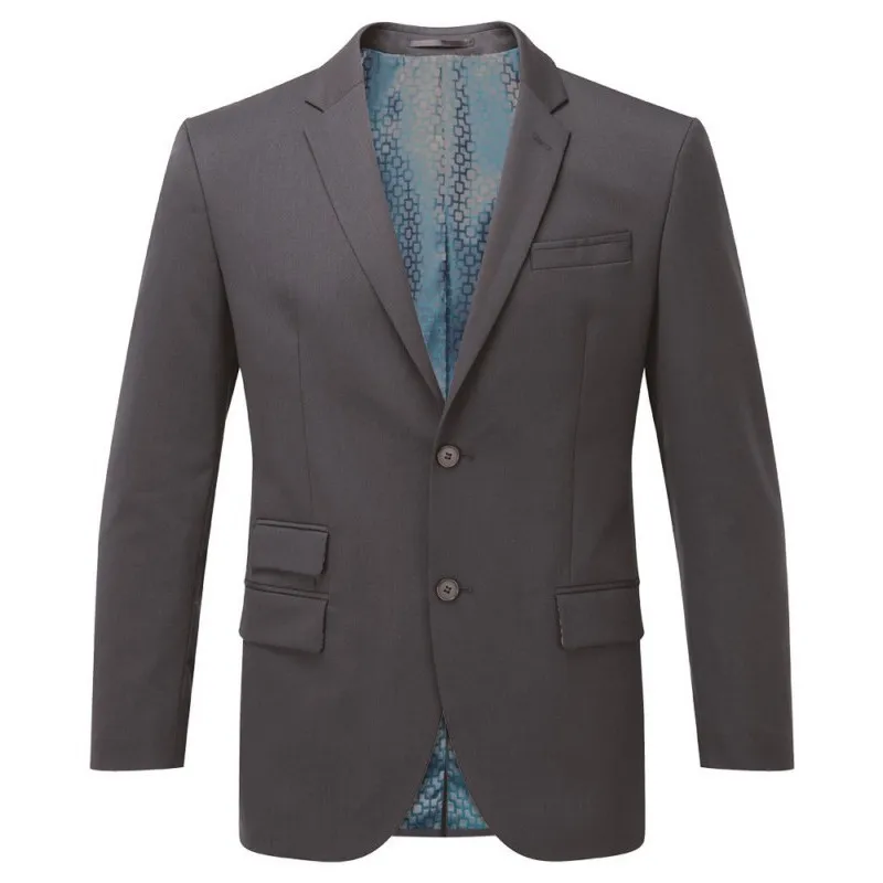 Veste de costume 2 boutons coupe classique extensible doublure jacquard 54-44 polyester-laine Cadenza homme Alexandra