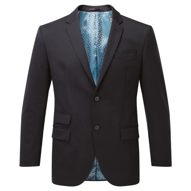 Veste de costume 2 boutons coupe classique extensible doublure jacquard 54-44 polyester-laine Cadenza homme Alexandra